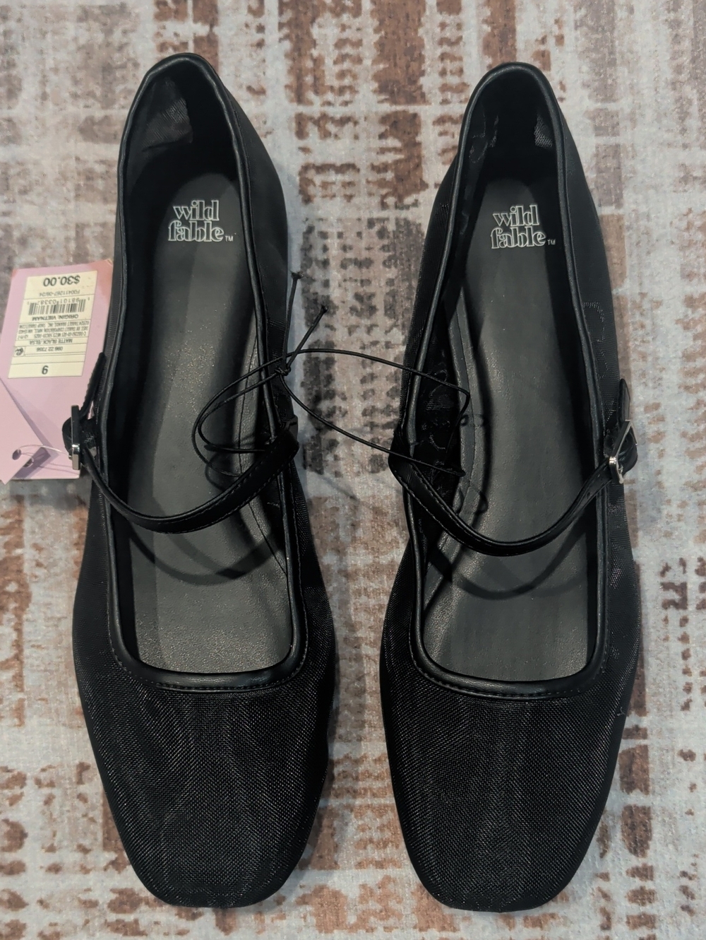 Wild Fable Black Matte Elsa Mary Jane Flats